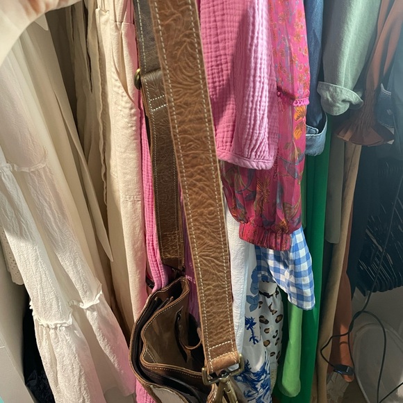 Genuine leather and calf hide purse with fringe. Conceal carry purse - Picture 5 of 8